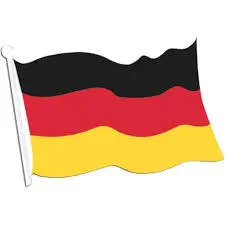 The Taste of Germany "Black Red Gold" Large Flag Cutout, 12" x 17" - The  Taste of Germany