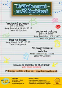 Krúžky v škole